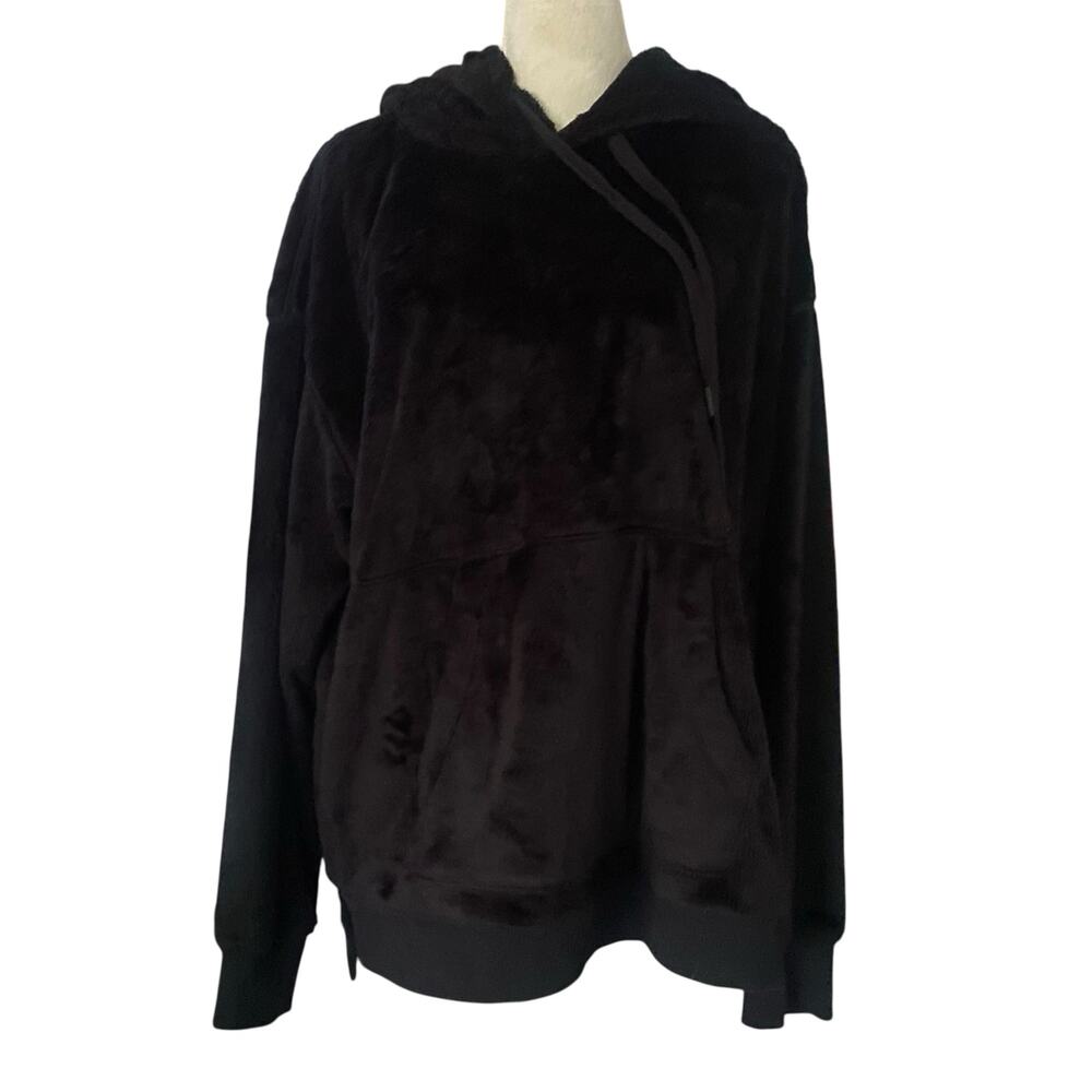 Joe's Size Large Soft Black Hoodie Jacket Unisex with Size Zippers